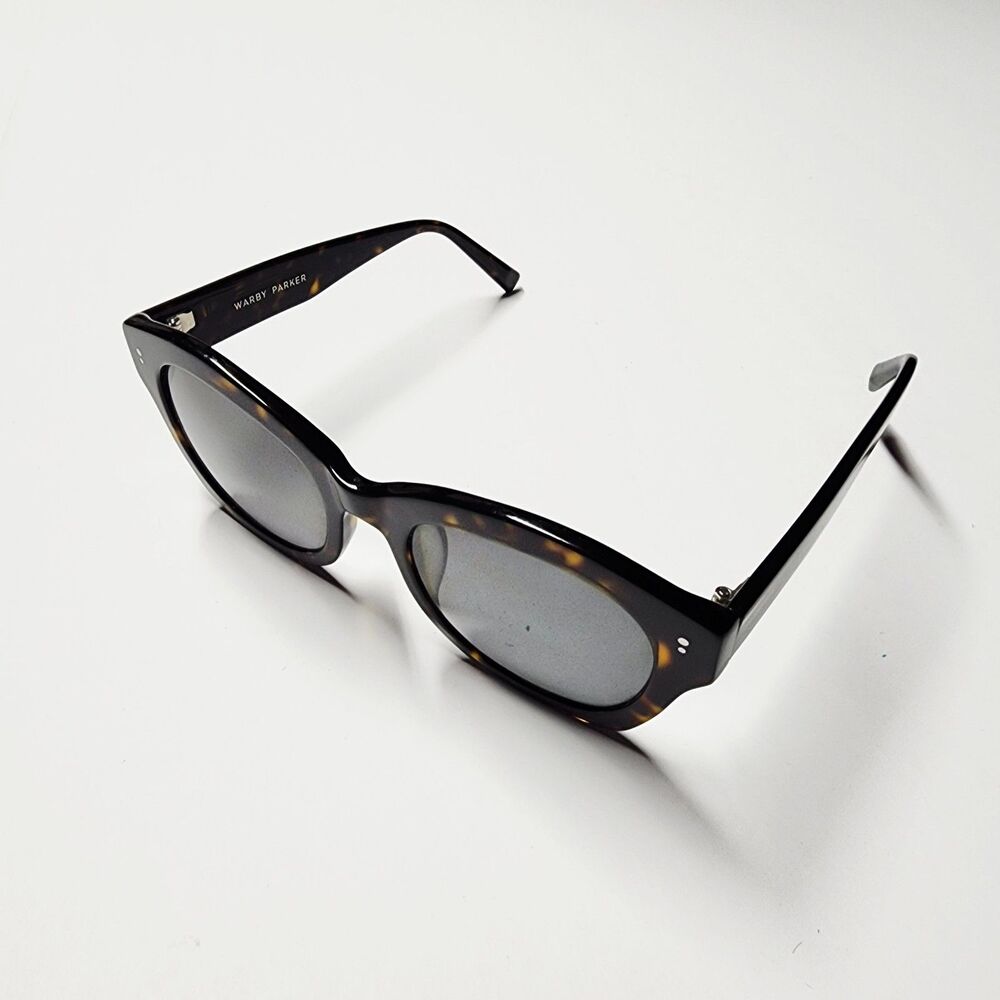 Warby Parker Sunglasses Frame Only Gael XW 283 Cognac Tortoise Butterfly 53 mm